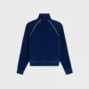 Chaqueta de chándal Triomphe en jersey de terciopelo Chaqueta de chándal Triomphe en jersey de terciopelo
