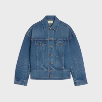 Chaqueta de denim rígido