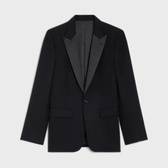 Chaqueta de esmoquin Classic en lana Grain De Poudre