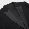 Chaqueta de esmoquin Classic en lana Grain De Poudre Chaqueta de esmoquin Classic en lana Grain De Poudre