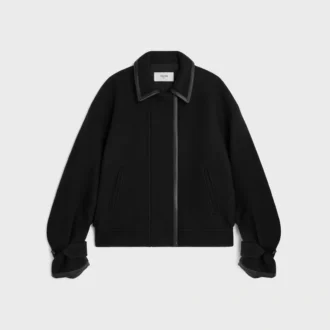 Chaqueta de fieltro de lana de doble cara