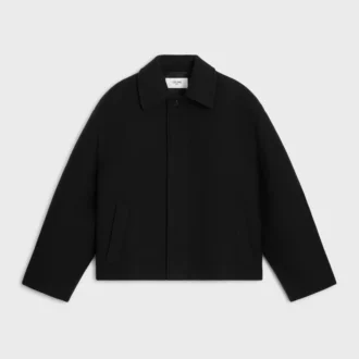 Chaqueta de fieltro de lana de doble cara