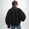 Chaqueta de fieltro de lana de doble cara Chaqueta de fieltro de lana de doble cara