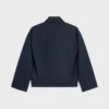 Chaqueta de gabardina de algodón y lana Chaqueta de gabardina de algodón y lana