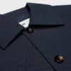Chaqueta de gabardina de algodón y lana Chaqueta de gabardina de algodón y lana