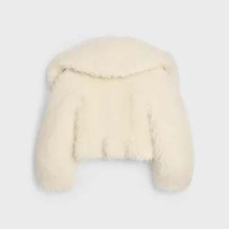 Chaqueta de lana mullida Chaqueta de lana mullida