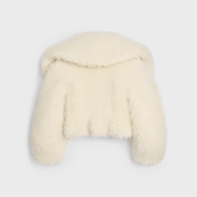 Chaqueta de lana mullida Chaqueta de lana mullida