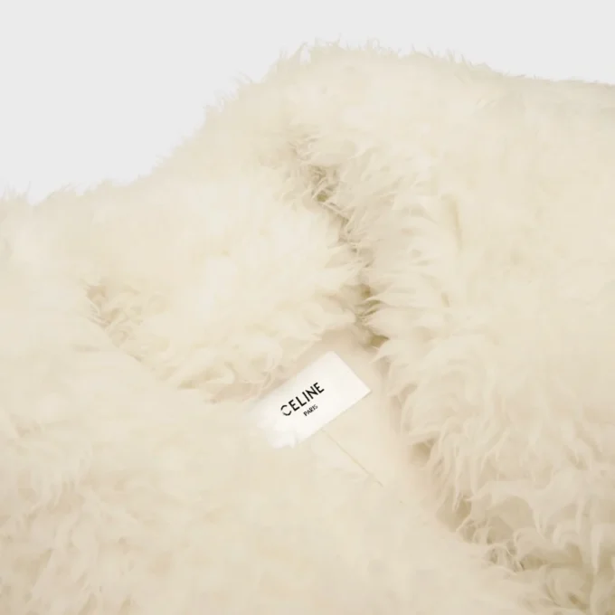 Chaqueta de lana mullida Chaqueta de lana mullida