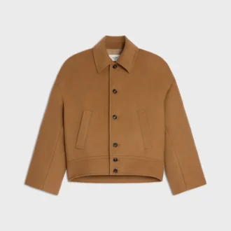 Chaqueta de lana y cachemira de doble cara