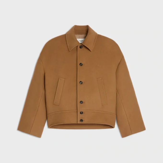 Chaqueta de lana y cachemira de doble cara Chaqueta de lana y cachemira de doble cara