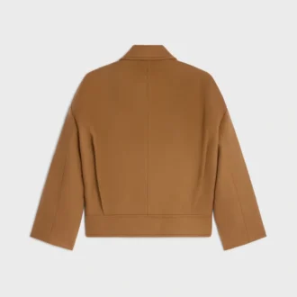Chaqueta de lana y cachemira de doble cara