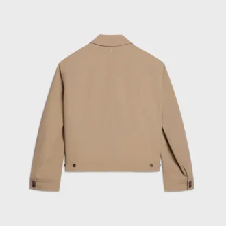 Chaqueta de tela de algodón