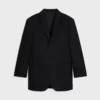 Chaqueta entallada de franela de cachemira Chaqueta entallada de franela de cachemira