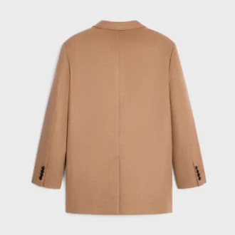 Chaqueta entallada de franela de cachemira
