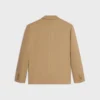 Chaqueta entallada de gabardina de lana elástica Chaqueta entallada de gabardina de lana elástica