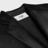 Chaqueta entallada en piel de cordero Plonge