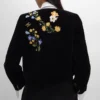 Chaqueta Icone bordada en terciopelo