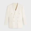Chaqueta Jude de lana ligera a rayas Chaqueta Jude de lana ligera a rayas
