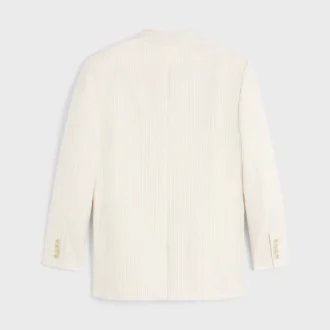 Chaqueta Jude de lana ligera a rayas