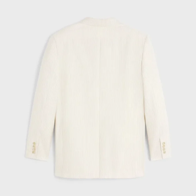 Chaqueta Jude de lana ligera a rayas Chaqueta Jude de lana ligera a rayas