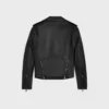 Chaqueta motera Classic en piel de becerro Chaqueta motera Classic en piel de becerro