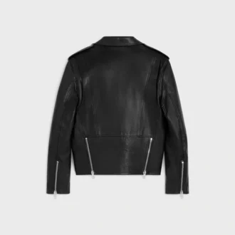 Chaqueta motera de piel de becerro