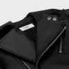Chaqueta motera de piel de becerro Chaqueta motera de piel de becerro