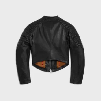 Chaqueta Racer en piel de becerro