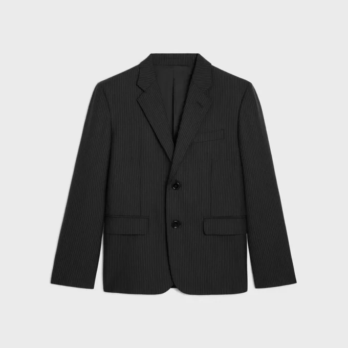 Chaqueta Sorbonne de lana a rayas Chaqueta Sorbonne de lana a rayas