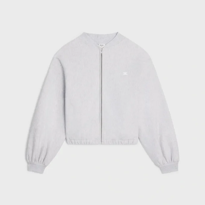 Chaqueta Teddy de felpa de algodón