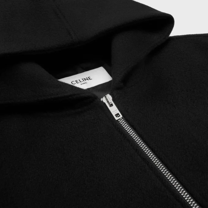 Chaqueta Teddy de lana de doble cara