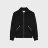 Chaqueta Teddy en lana texturizada