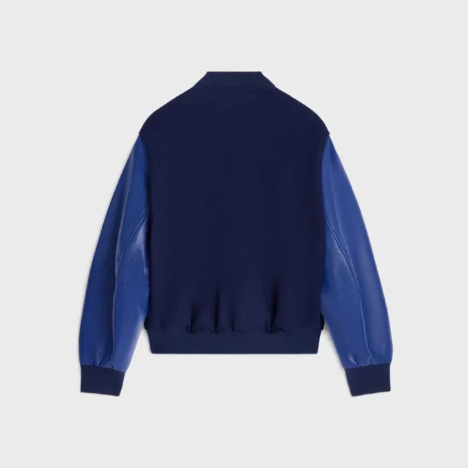 Chaqueta Teddy en lana texturizada
