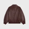 Chaqueta Teddy en piel de becerro Chaqueta Teddy en piel de becerro