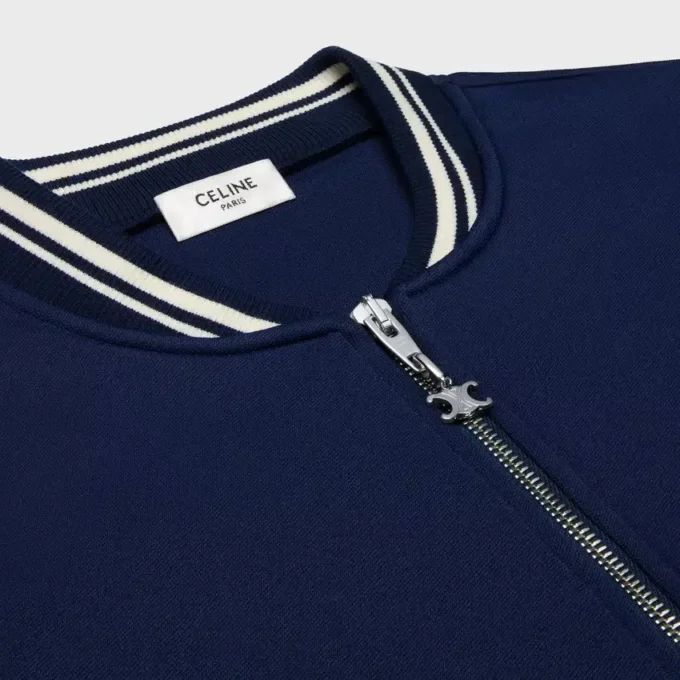 Chaqueta Teddy Triomphe en jersey de doble cara Chaqueta Teddy Triomphe en jersey de doble cara