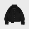Chaqueta tipo bufanda de tela de lana Chaqueta tipo bufanda de tela de lana