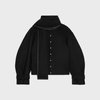 Chaqueta tipo bufanda de tela de lana Chaqueta tipo bufanda de tela de lana