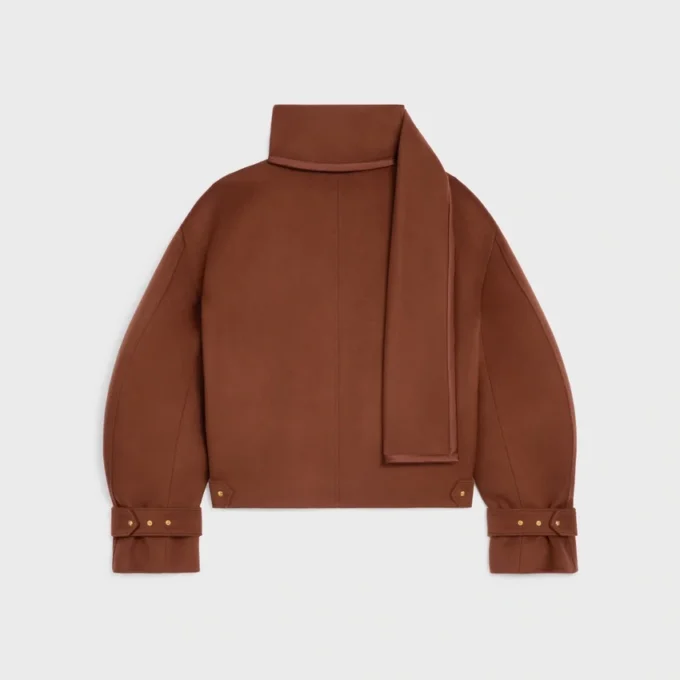 Chaqueta tipo bufanda de tela de lana Chaqueta tipo bufanda de tela de lana