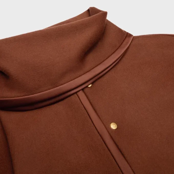 Chaqueta tipo bufanda de tela de lana Chaqueta tipo bufanda de tela de lana