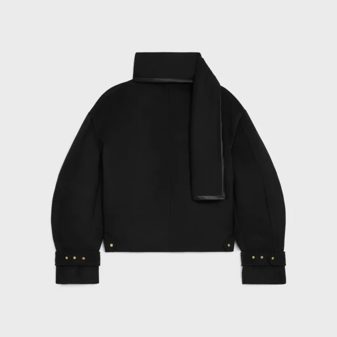 Chaqueta tipo bufanda de tela de lana Chaqueta tipo bufanda de tela de lana