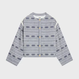 Chaqueta tipo cárdigan Baja en algodón y lana