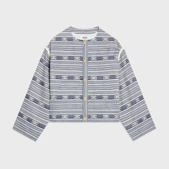 Chaqueta tipo cárdigan Baja en algodón y lana Chaqueta tipo cárdigan Baja en algodón y lana