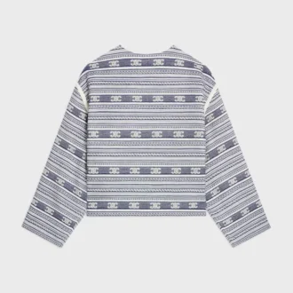 Chaqueta tipo cárdigan Baja en algodón y lana