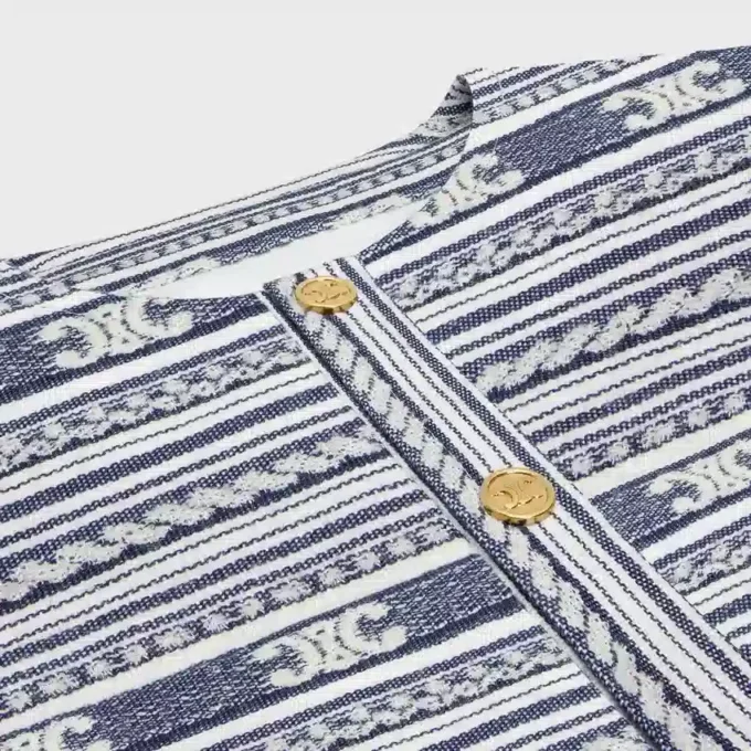 Chaqueta tipo cárdigan Baja en algodón y lana Chaqueta tipo cárdigan Baja en algodón y lana