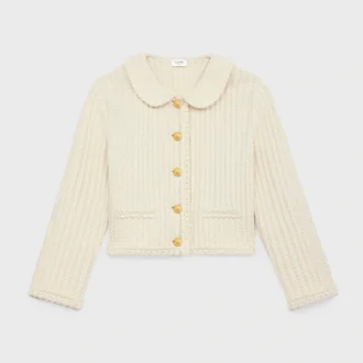 Chaqueta tipo cárdigan de algodón