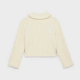 Chaqueta tipo cárdigan de algodón
