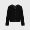 Chaqueta tipo cárdigan de croché de algodón Chaqueta tipo cárdigan de croché de algodón