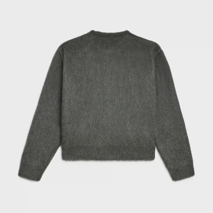Chaqueta tipo cárdigan de mohair cepillado Chaqueta tipo cárdigan de mohair cepillado