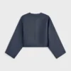 Chaqueta tipo cárdigan de piel de cordero Chaqueta tipo cárdigan de piel de cordero