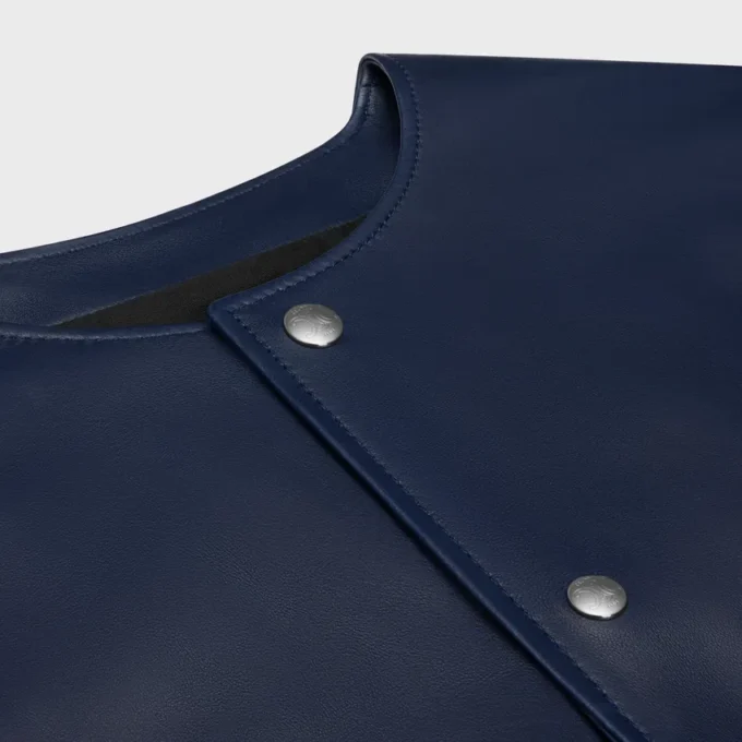 Chaqueta tipo cárdigan de piel de cordero Chaqueta tipo cárdigan de piel de cordero